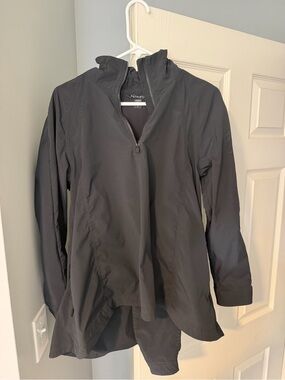 Athleta High-Low Quarter Zip Jacket